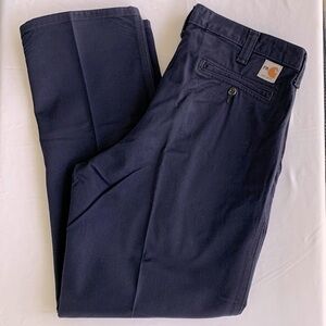 CARHARTT FR Cap 2 371-20 NFPA 2112 Flame Resist Men's Blue Work Pants Si…